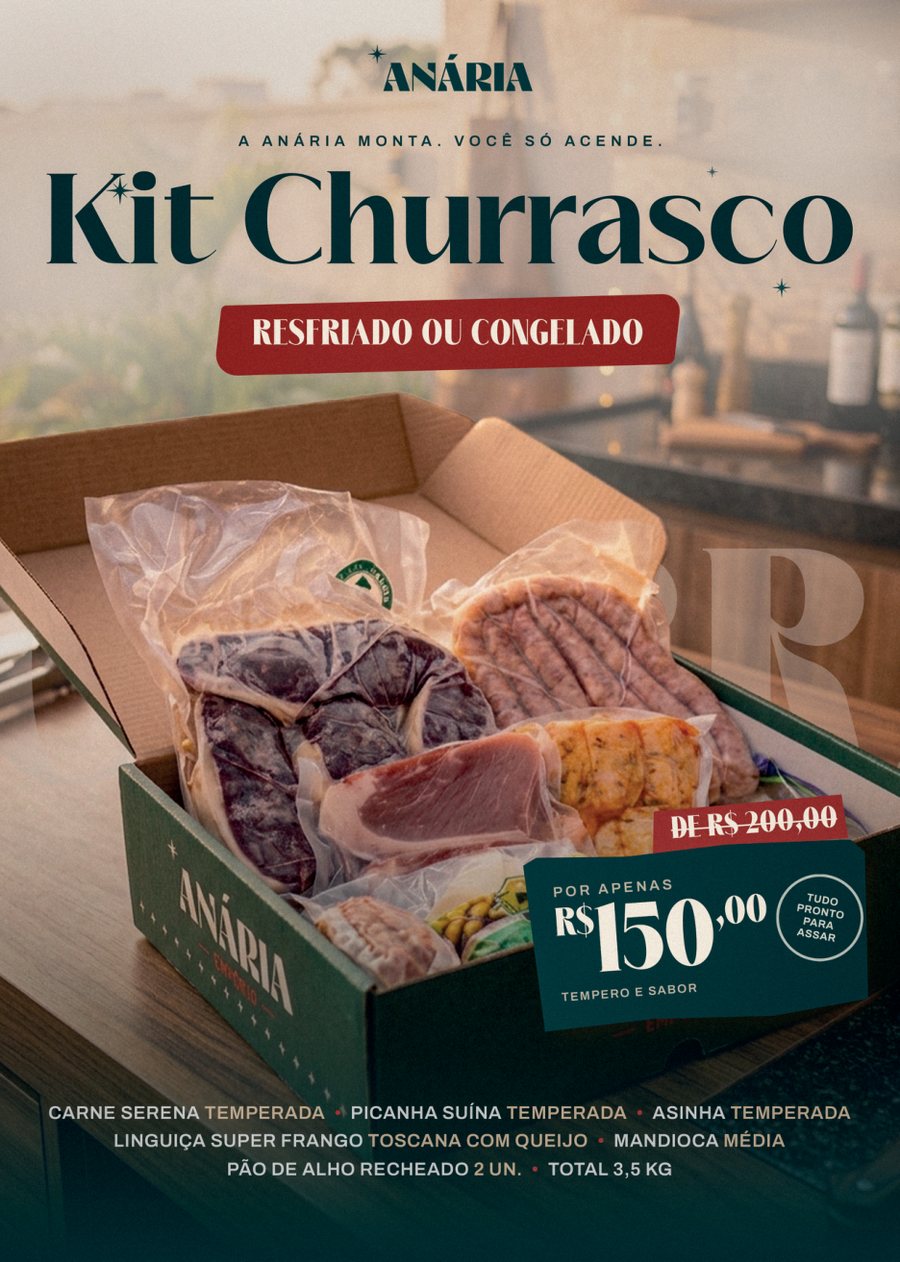 Arte Anária: Kit Churrasco, impressão em A4